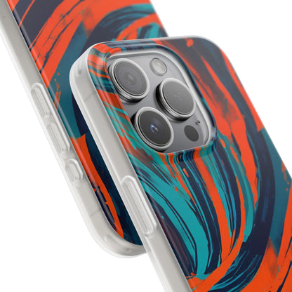 Flexible, halbtransparente Handyhülle mit zeitlosem Design