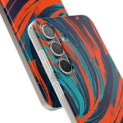 Flexible, halbtransparente Handyhülle mit zeitlosem Design