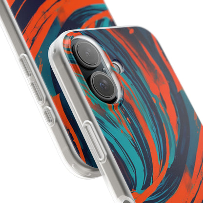 Flexible, halbtransparente Handyhülle mit zeitlosem Design